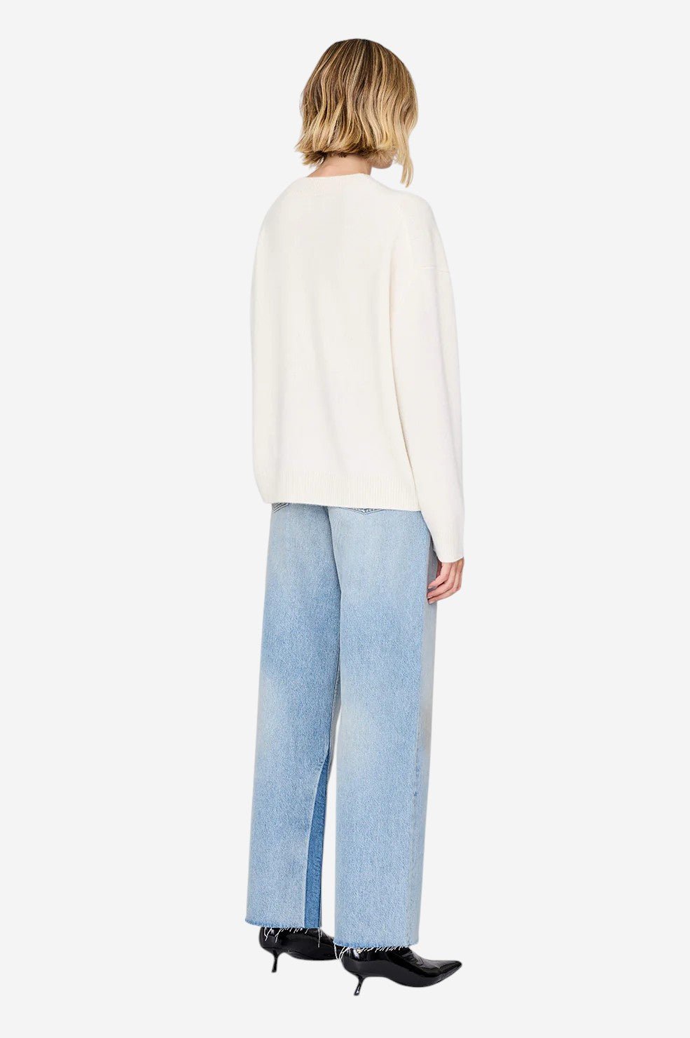 Lee Crew Sweater - Cream - Image 2