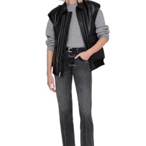 Sonnie Vest - Black Leather