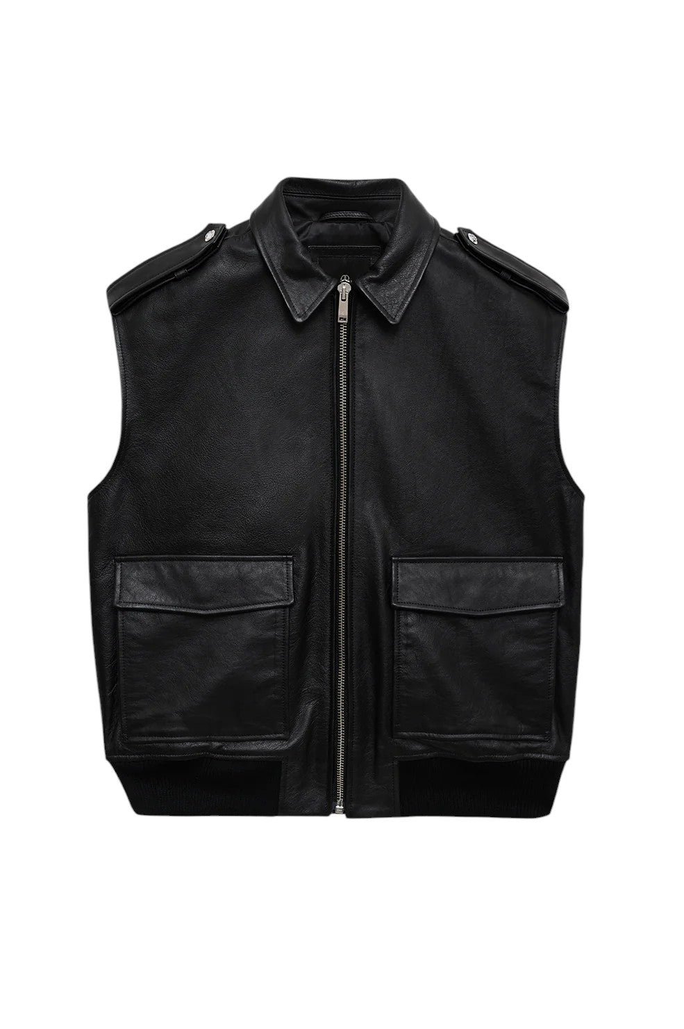 Sonnie Vest - Black Leather - Image 2