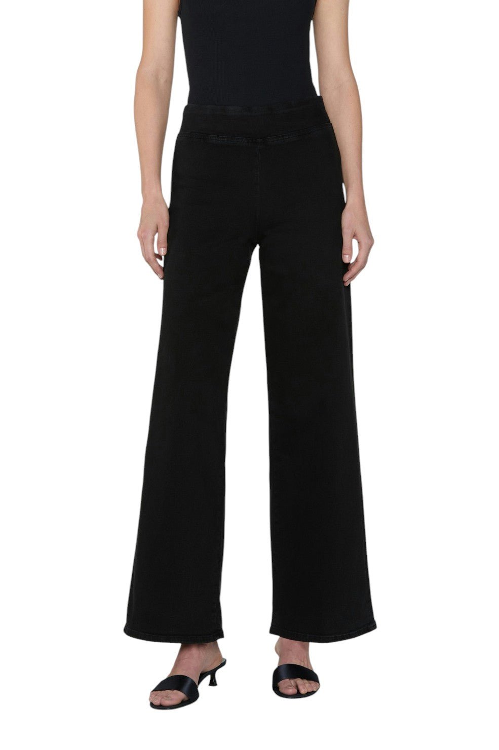 Jetset Slim Palazzo - Sheen Noir