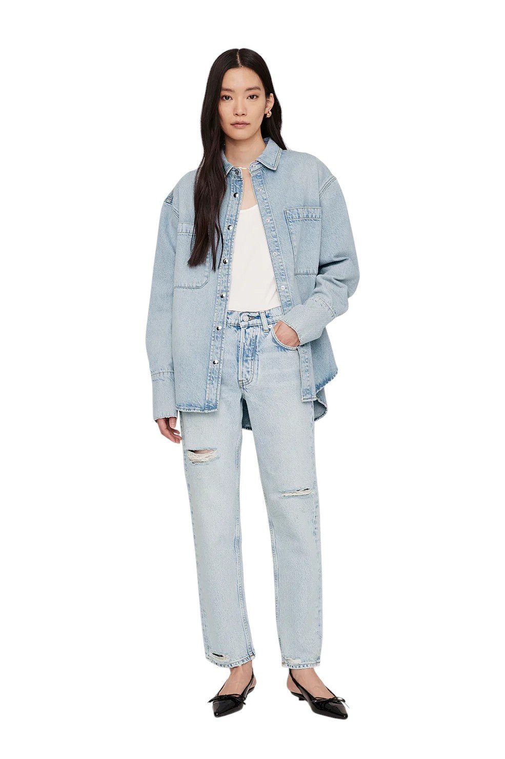 Dante Shirt - Bleached Blue - Image 2