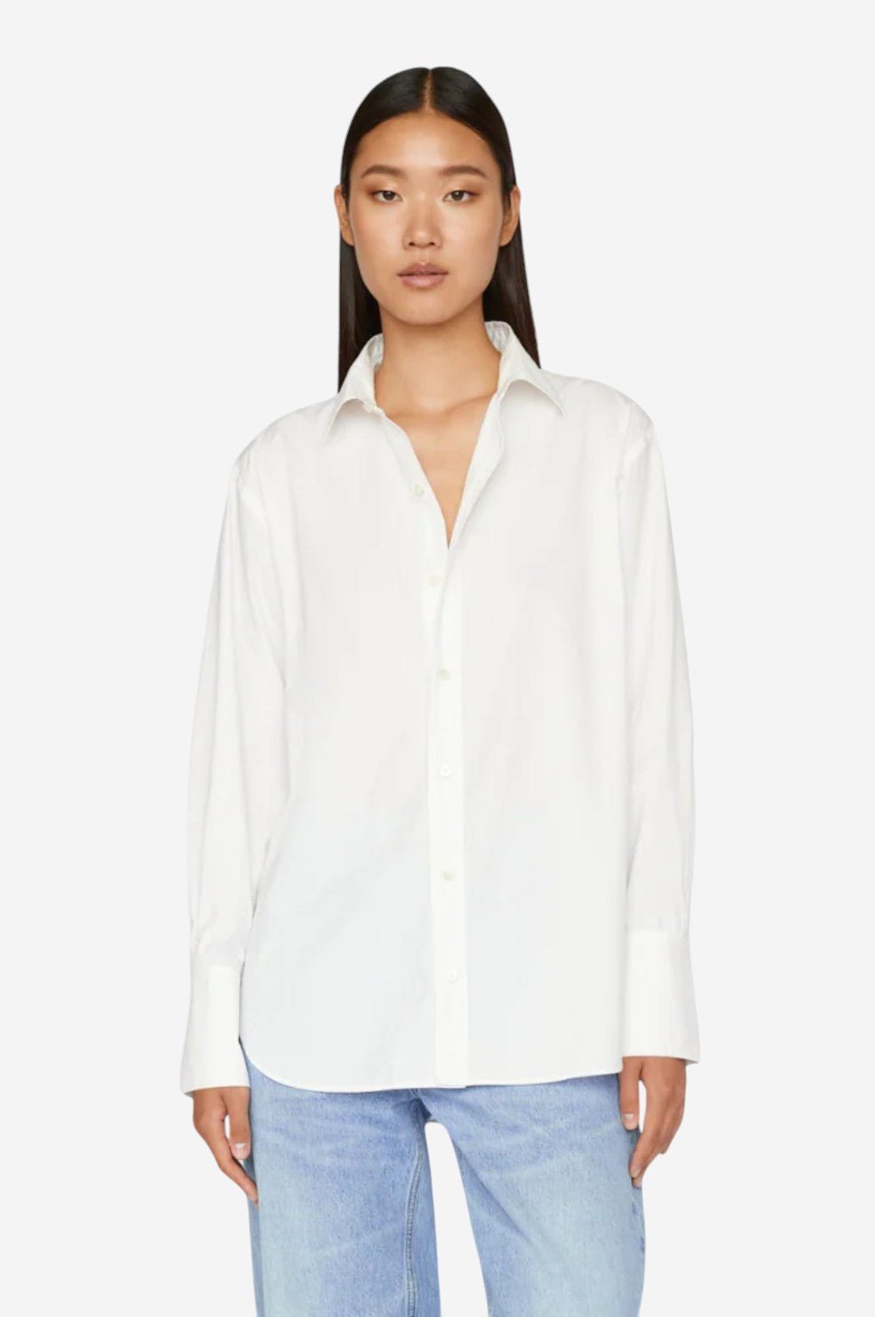 The Oversized Shirt - Blanc - Image 4