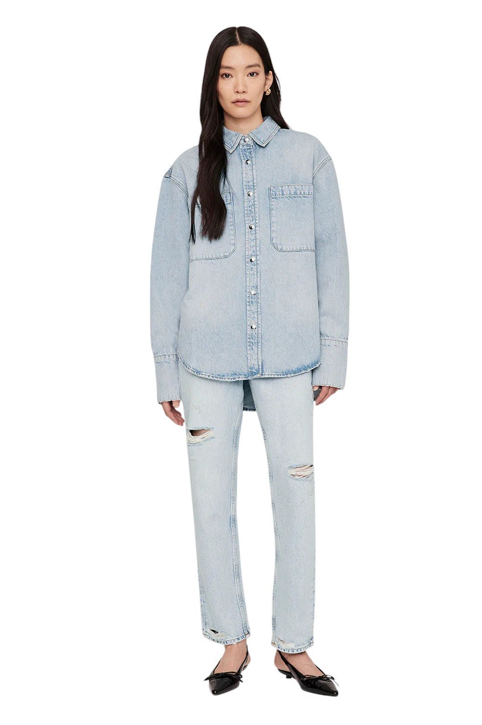 Dante Shirt - Bleached Blue - Image 4