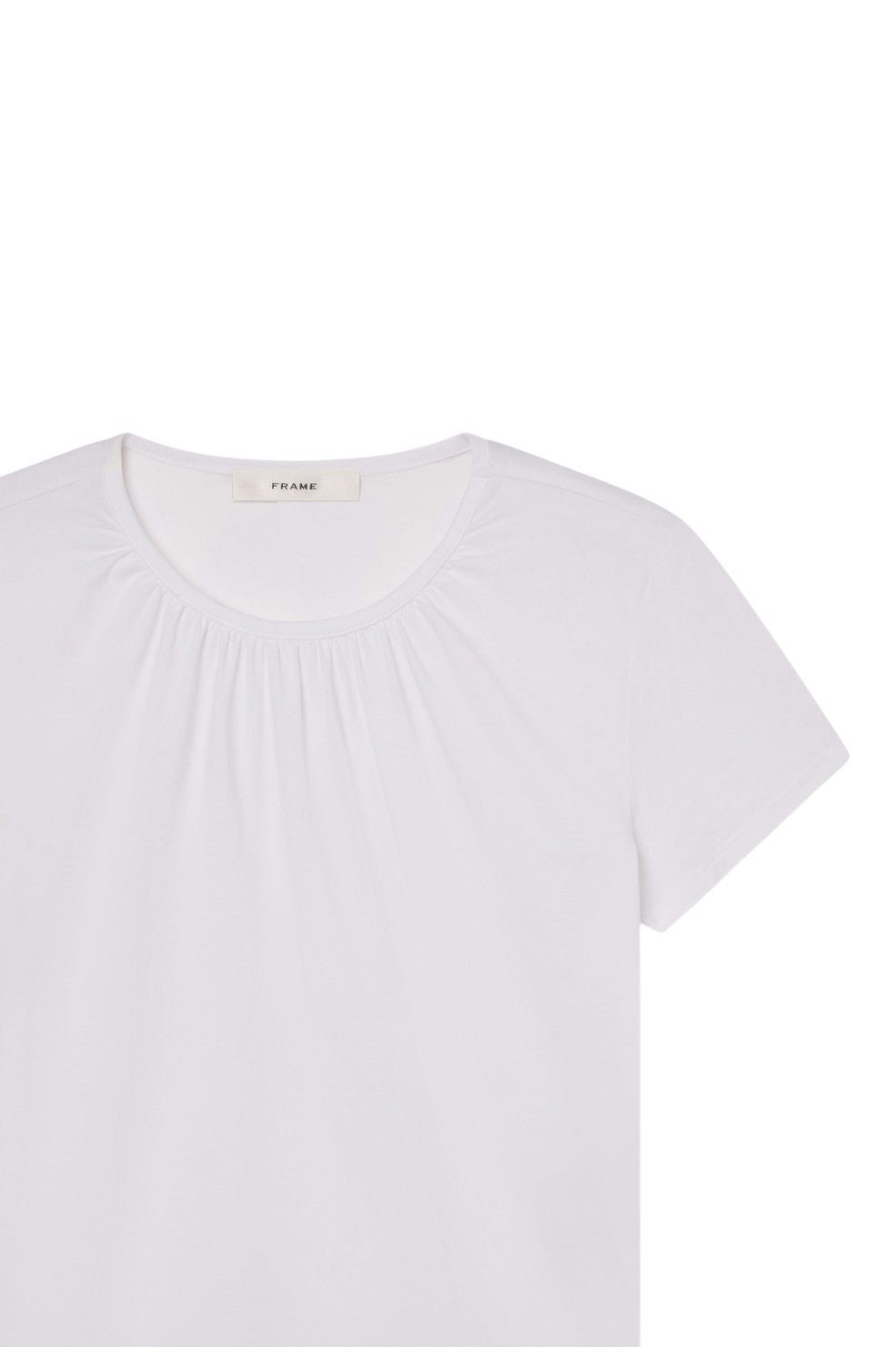 The Gathered Tee - White - Image 2