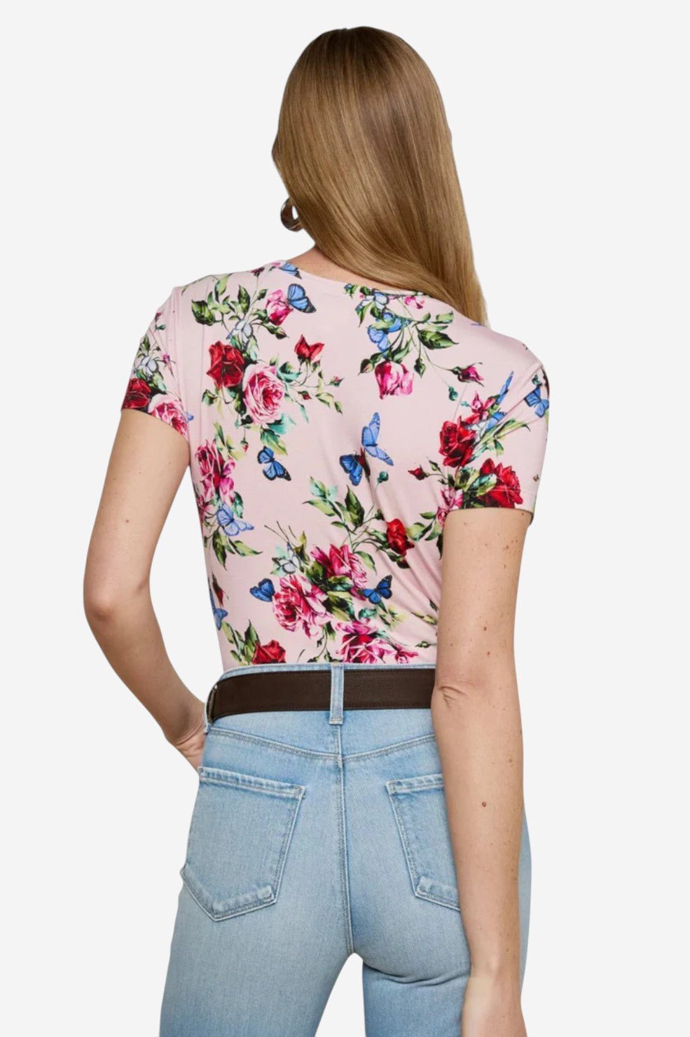 Ressi Tee - Light Pink Multi Femme Rose - Image 3