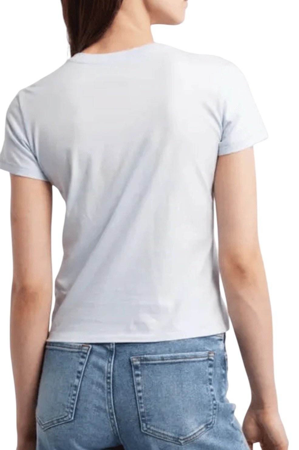 The Linen Baby Tee - Light Chambray - Image 3