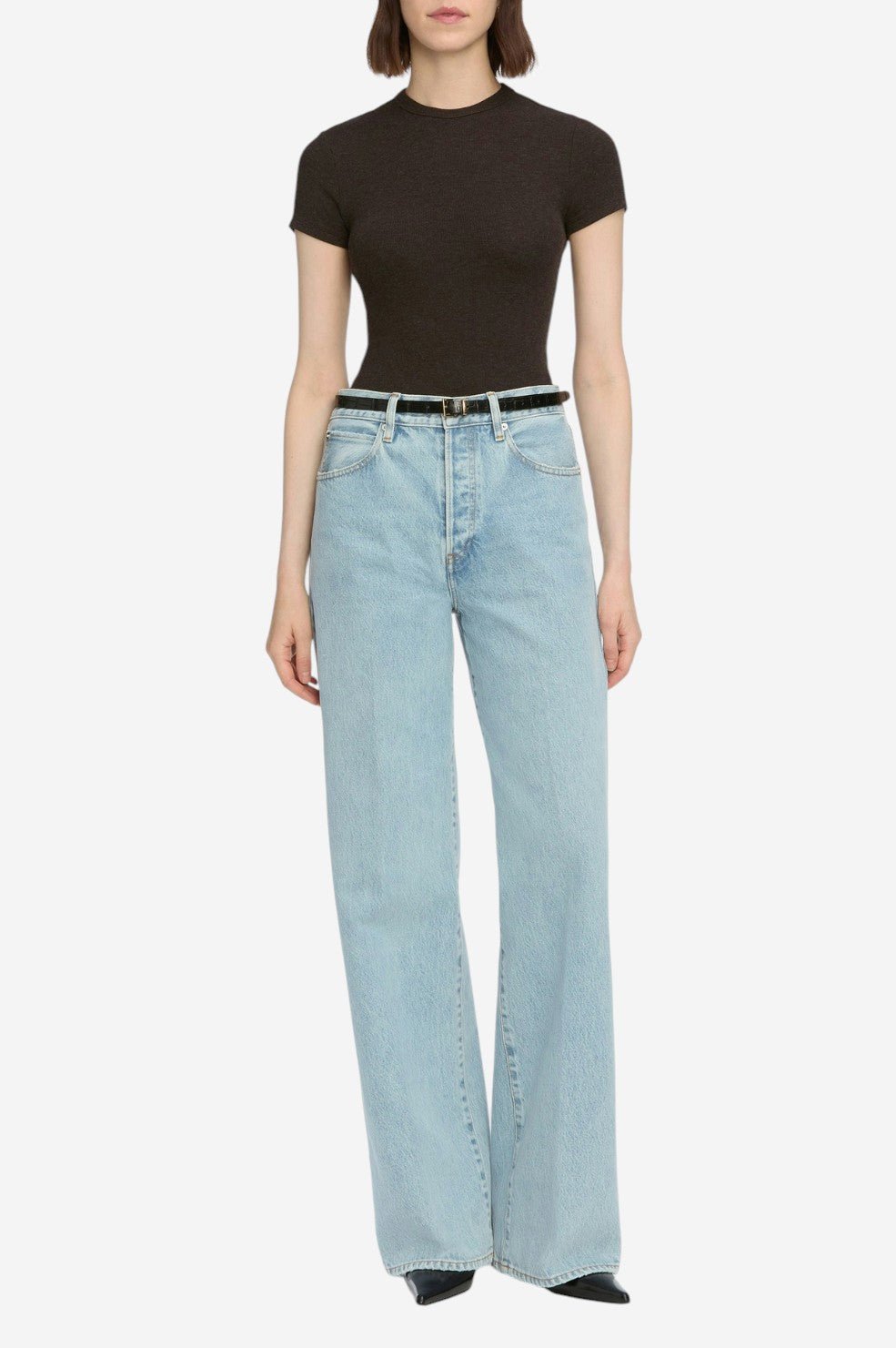 The Rib Baby Tee - Coffee Heather - Image 5