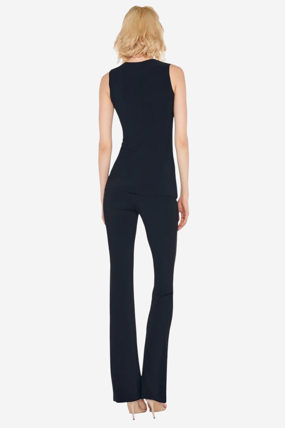 Sleeveless Swing Top - Black - Image 4