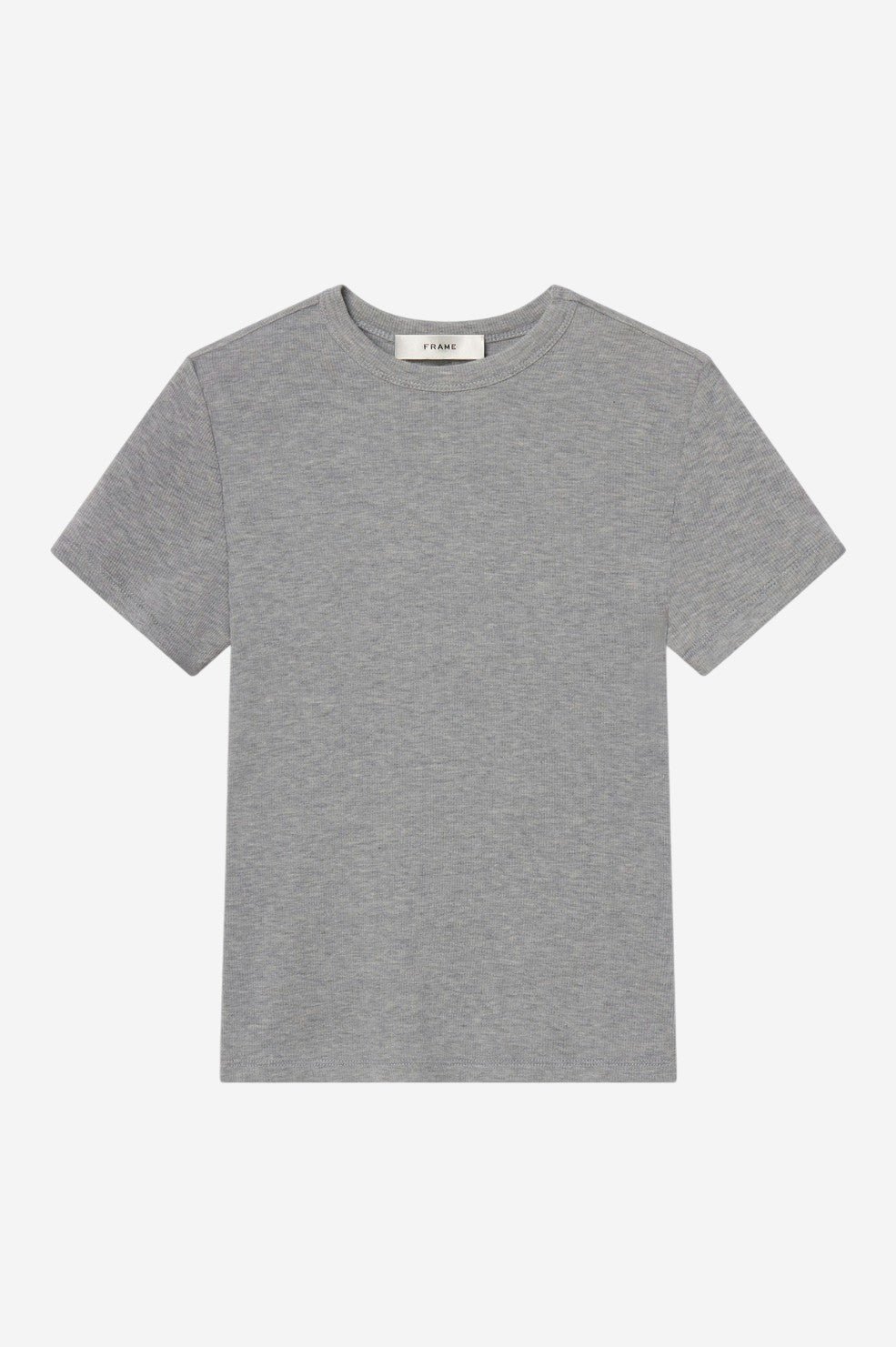 The Rib Baby Tee - Heather Grey - Image 2
