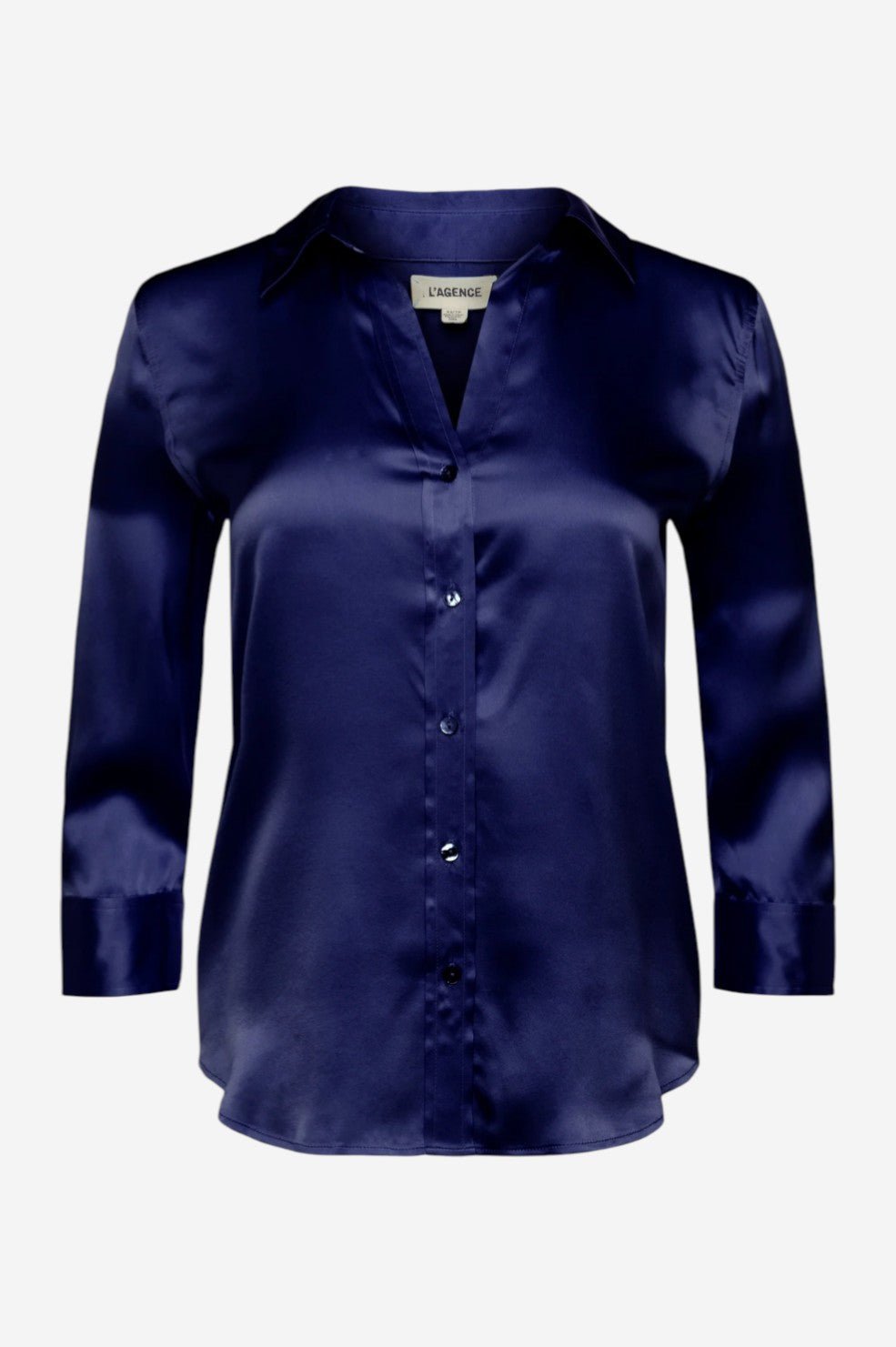 Dani Silk Blouse - Midnight - Image 4
