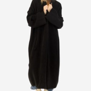 Hugh Shawl Collar Coat - Black