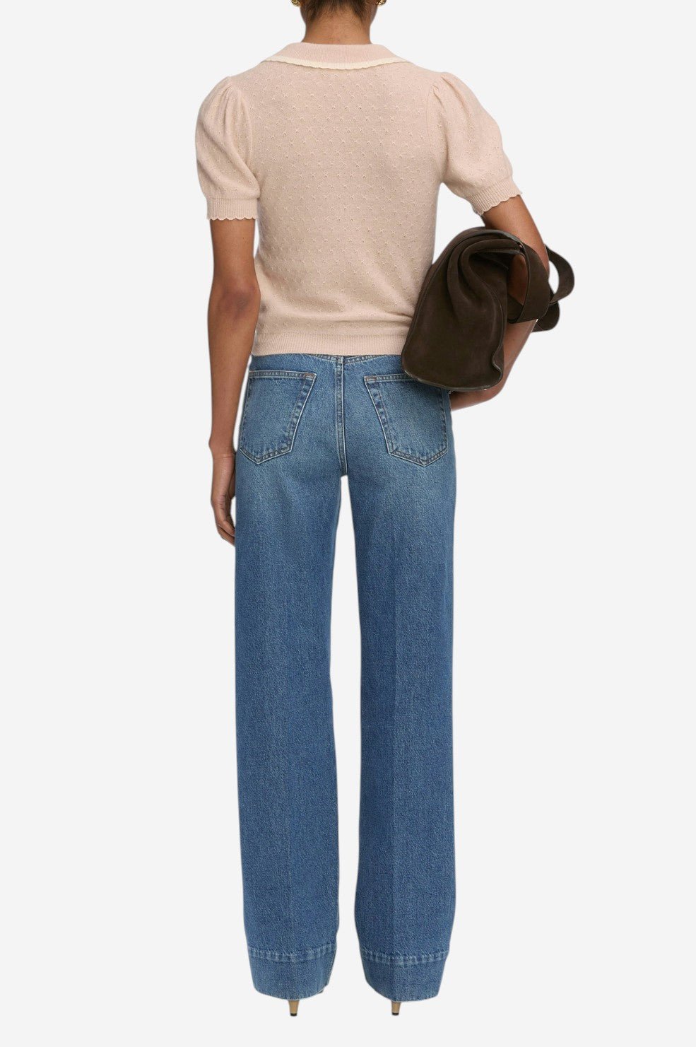 The Cashmere Sailor Sweater - Pink Sand Multi - Image 6