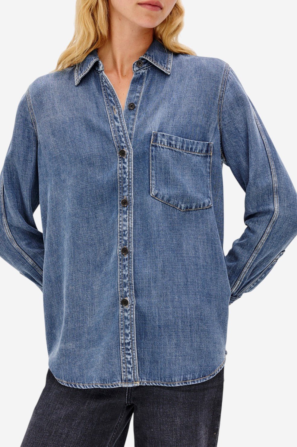 Atticus Shirt - Antique Blue - Image 3