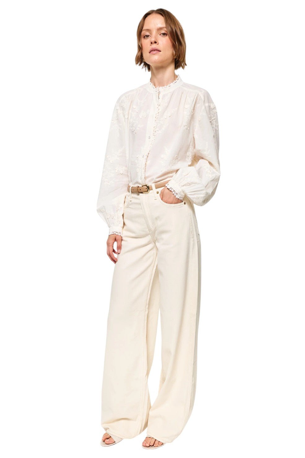 Palmyra Blouse - Macadamia - Image 3