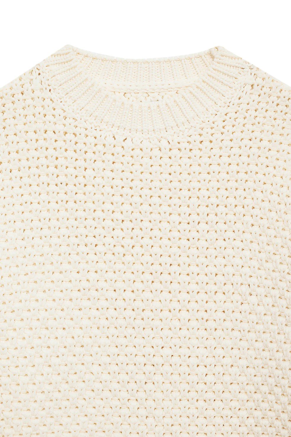 Sydney Crew Sweater - Ivory Crochet - Image 4