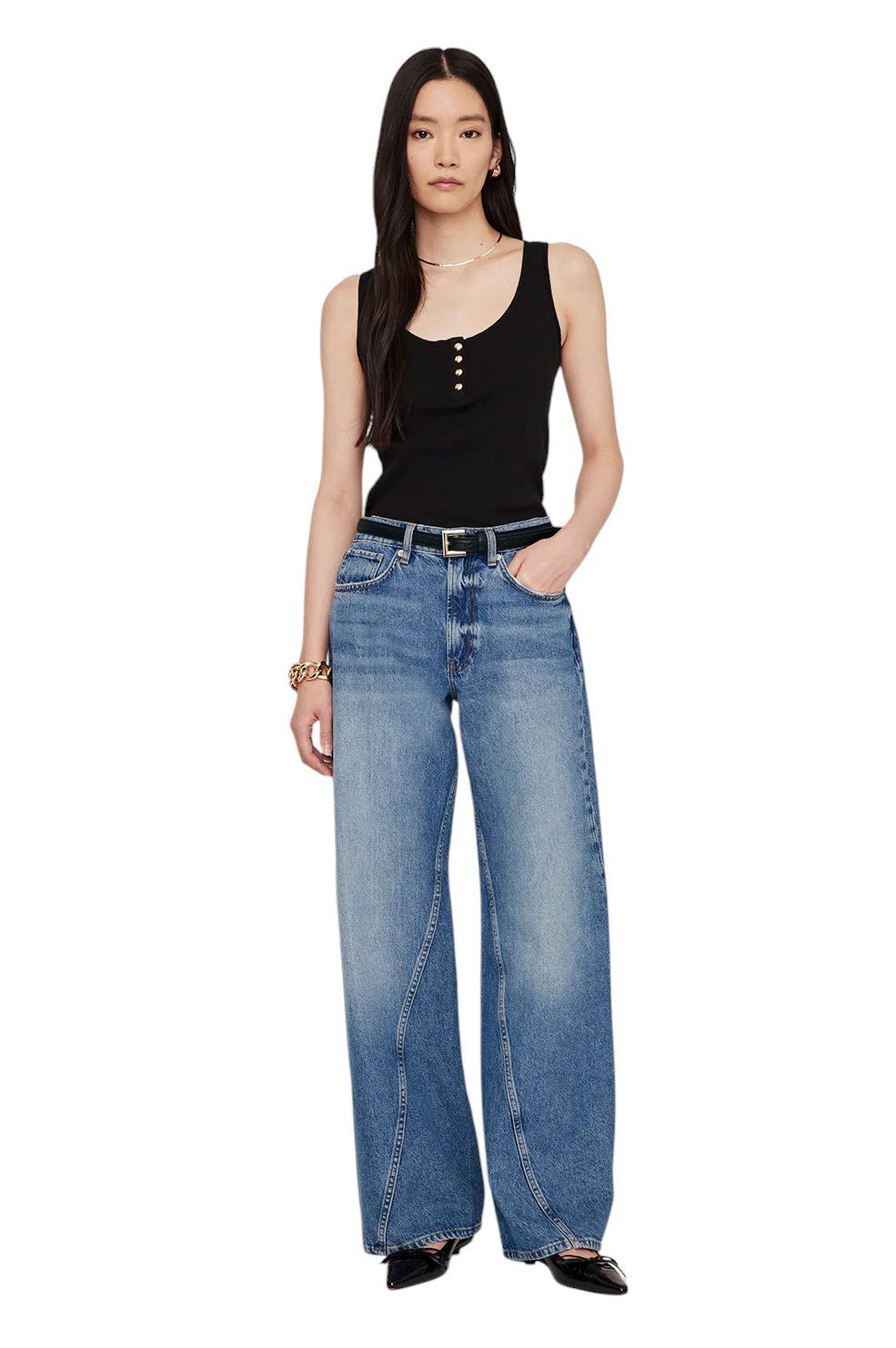 Alessia Tank - Black - Image 2