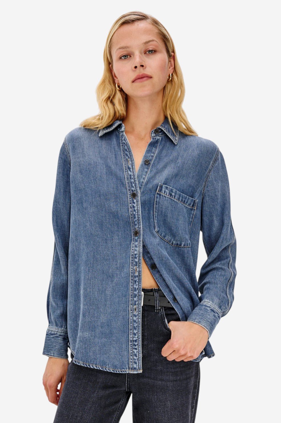 Atticus Shirt - Antique Blue - Image 2