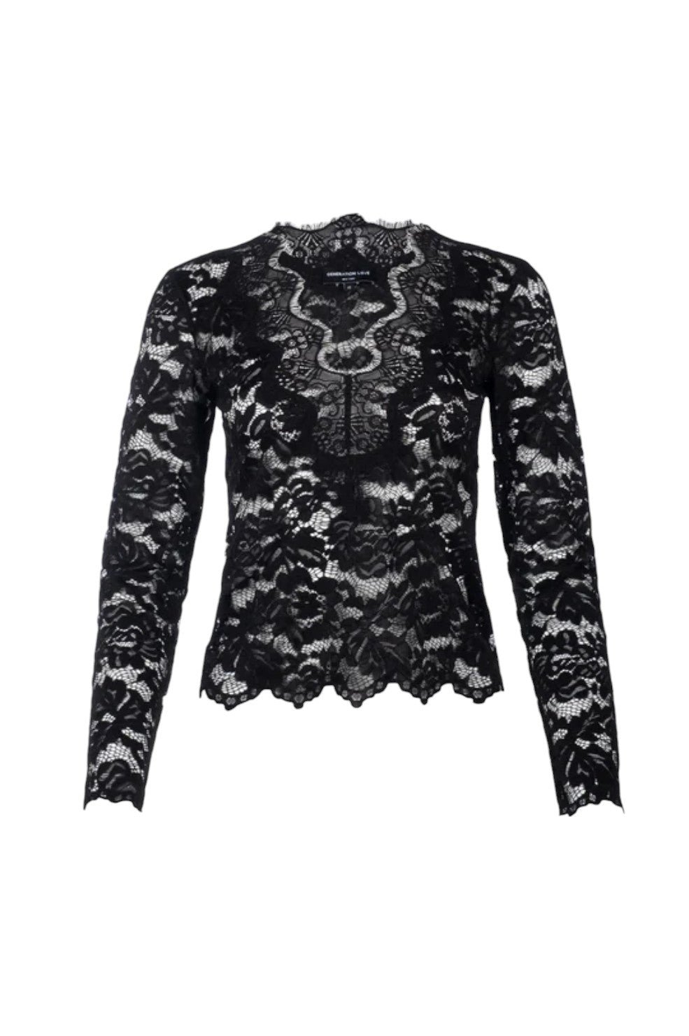 Yoko Lace Top - Black